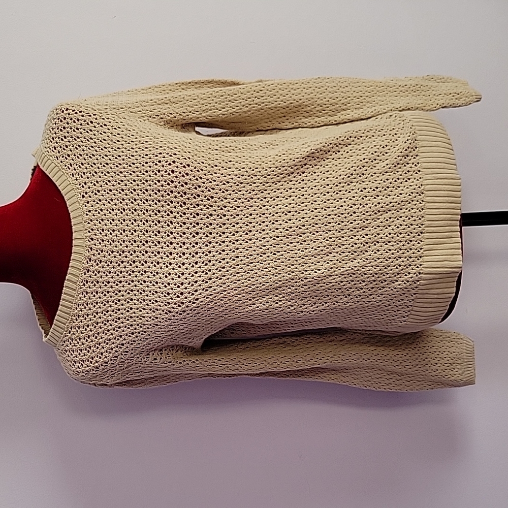Loose weave cotton sweater